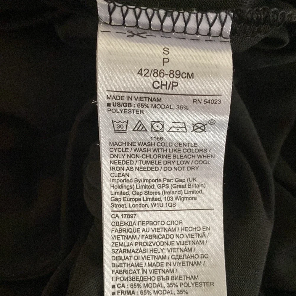 Banana Republic Sandwash Wrap Top Black Size S